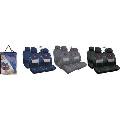 Set completo coprisedili auto sport time blu grigio nero rhutten - rhutten (1/2)