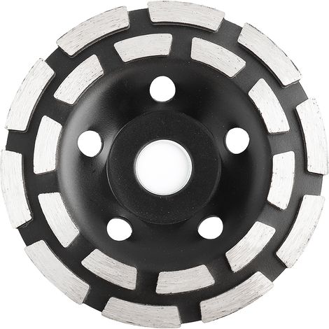 Ortviai Disque de meulage diamanté double rangée 125 mm pour meuleuse angulaire – haute résistance et précision (1/5)