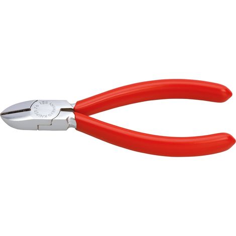 Knipex 70 11 110 - Tronchese Laterale per Meccanica per Elettromeccanica Cromata, Rivestiti in Resina Sintetica 125 mm (1/3)