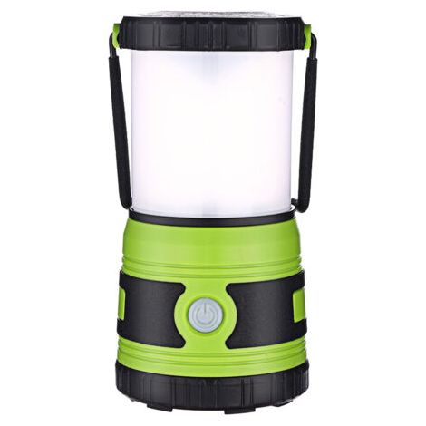 Lampe de camping LED 1500 lumens 4 modes d'éclairage, Lampe de recherche à intensité variable, Alimentation par batterie, Convient pour Marche de nuit, Tentes, Coupure de courant (1/5)