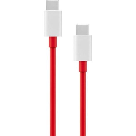 1pc Câble de charge OnePlus Warp (Type C - 150 cm - Rouge)
