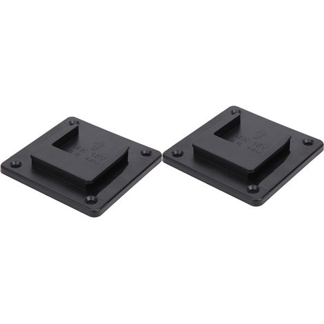 Lot de 2 supports muraux de rangement pour outils électriques Makita 18V (noir) (1/5)