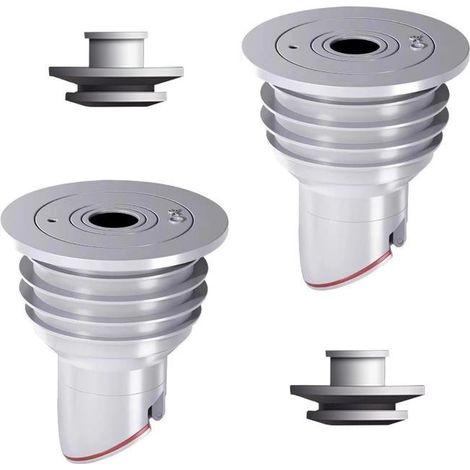 2 guarnizioni per lavatrice, tappo antiodore per tubo di scarico, anello di tenuta per cucina (35-40 mm) (1/5)