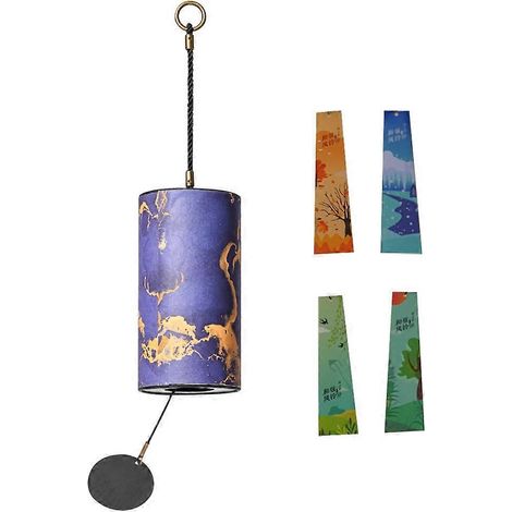 9-Ton-Windspiel, Retro-Windglocke für Klangheilung, Meditation und Beruhigung der Emotionen (Kurs)