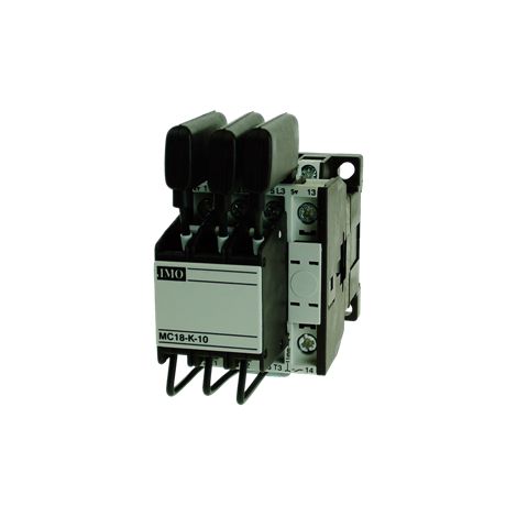 Contacteur 3P pour condensateur 12.5KVAR 1NO bobine 400V MC18N-K-10400AC