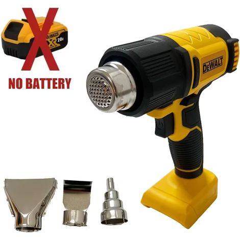 DEWALT Pistolet thermique rechargeable BL, réglage de température, outil professionnel de bricolage (1/5)