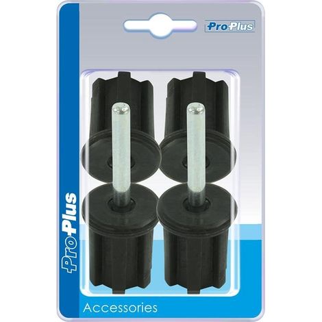 Grifo para poste de tienda 25mm 4 piezas en blister