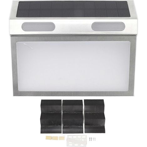 Panneau d'adresse solaire avec numéro de maison lumineux LED étanche 3 températures de couleur réglables. (1/5)