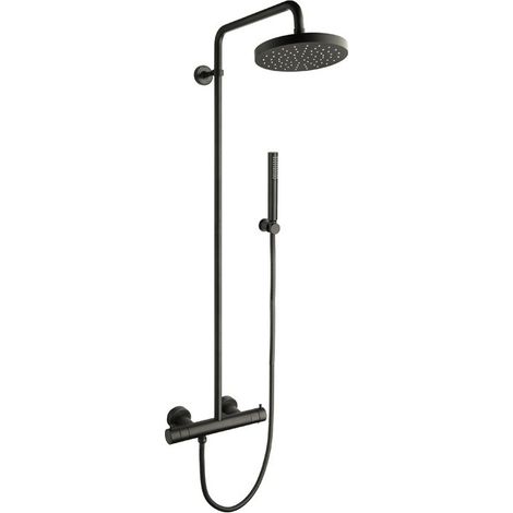 Colonne de douche thermostatique TRIVERDE Blackmat - Cristina Ondyna TV48613 (1/2)
