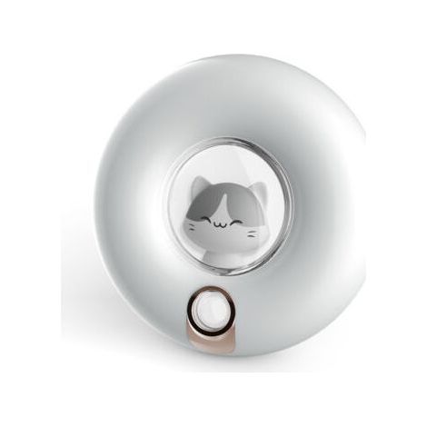 ALLIANDISVeilleuse à capteur de mouvement rechargeable pour enfants, éclairage d'armoire à intensité variable pour placard, chambre, couloir, abri de toilette, garage (mesure Φ93 x T31) (1/5)