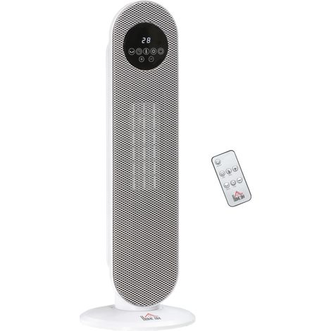 Chauffage soufflant oscillant céramique MESSINE blanc (1/5)
