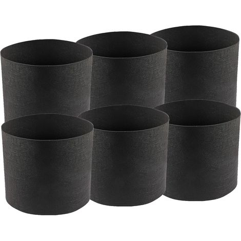 Set di 6 sacchi per piantare, 3,8 L, tessuto, vaso per pomodori, fragole, cestino per piantare (1 gallone)