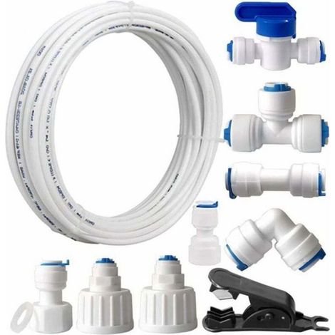 Tuyau D Alimentation En Eau - Tube Pour Refrigerateur - Kit Connecteurs Universel - 1 Unite