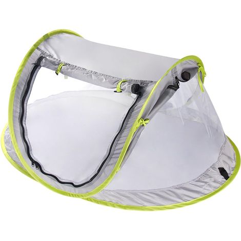 Memkey – Tente de plage pliante pour bébé 0-2 ans – Dimensions 110x65x50 cm – Matériau taffetas polyester 210T UPF 50+ – Moustiquaire anti-UV