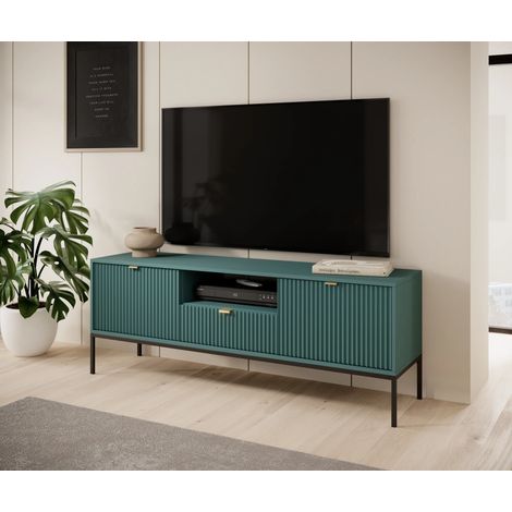 AX LIVING Lowboard TV Eternas 154 cm modernes Design, Grün