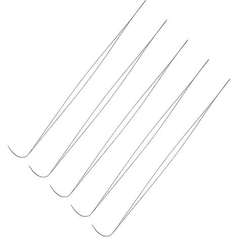 Stück große, gebogene Perlnadeln aus Edelstahl, Nähnadeln, DIY-Perlenspinnnadeln, Bastelwerkzeug
