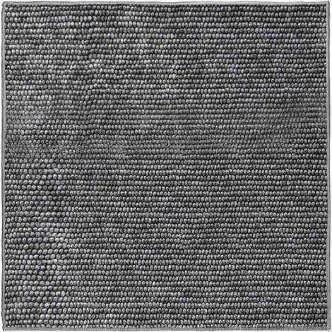 Teppich Anthrazit 100 x 100 cm 100% Polyester 3 mm Waschbar vidaXL (1/5)