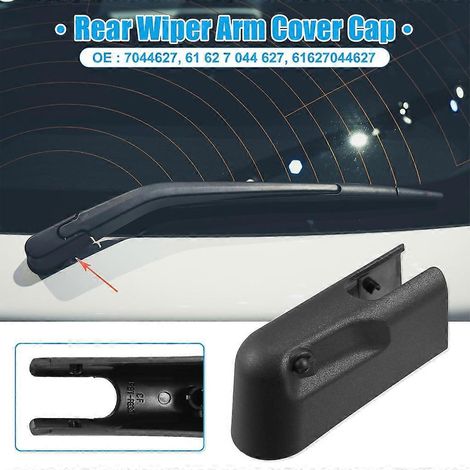 Cache-écrous de bras d'essuie-glace arrière pour Mini-Cooper R50 R53 61627044627 (1/4)