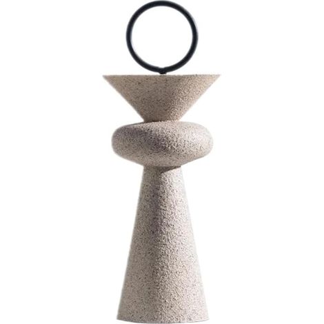 geometrische Sandsteinstatue künstlerische Ornamente (1/5)