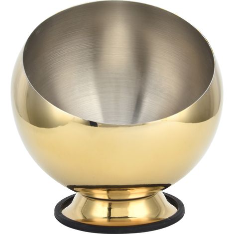 Bol à Sauce Inox pour Fondue avec Socle, Récipient à Épices pour Restaurant (1/5)