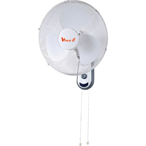 VENTILATORE A PARETE 43CM 3VEL BIANCO