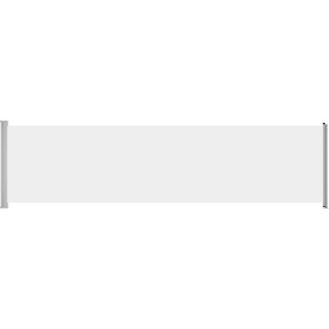 Tenda da sole laterale retrattile 600 x 160 cm crema 020007384