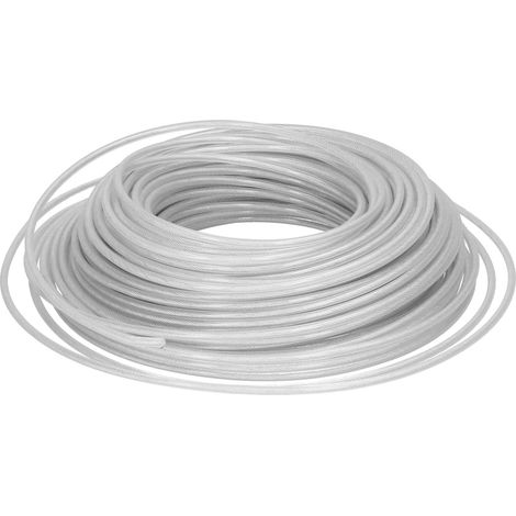 Fil de coupe pour débroussailleuse, fil acier flexible 3,0 mm x 30 m, accessoire tondeuse à gazon, cordon robuste pour jardin et pelouse (1/5)