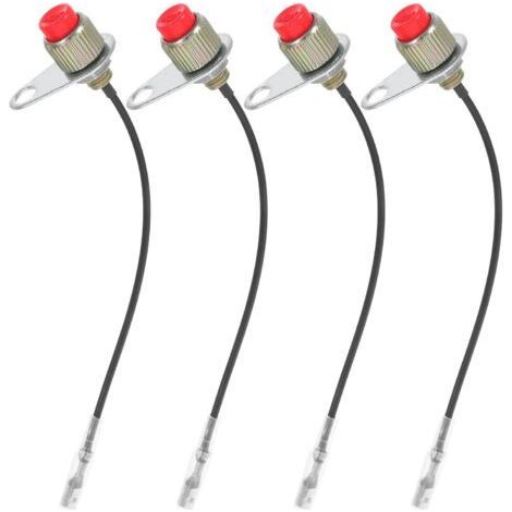 Lot De 4 Interrupteurs Marche/Arrêt Compacts Pour Tondeuse À Gazon 6.10X1.26X0.55 Pouces Pièces De Remplacement Faciles À Installer Pour Jardin (1/5)