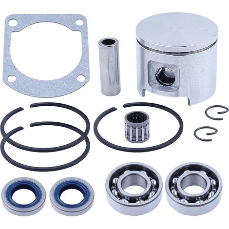 Kit de segments de piston 48mm 503539002 pour Husqvarna 61, joint de roulement du vilebrequin, piston, axe, segment, circlip, joint de cylindre, roulement de vilebrequin, joint (1/5)
