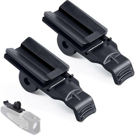 Lot de 2 adaptateurs de fixation pour éclairage vélo compatibles avec les modèles NiteRider Lumina. Lumina Micro et Mako. (1/5)