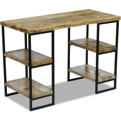 Maison Exclusive - Büroschreibtisch Mangoholz 110×50×76 cm