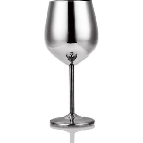 Verre à vin rouge en acier inoxydable 500 ml, gobelet pour jus, verre de fête, accessoire de bar et cuisine (1/5)