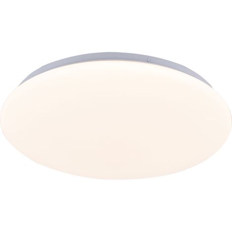 Plafoniera dimmerabile da soggiorno luce bianca Plafoniera rotonda, metallo, LED 17W 1600Lm bianco caldo, DxH 33,5x6,5 cm (1/2)