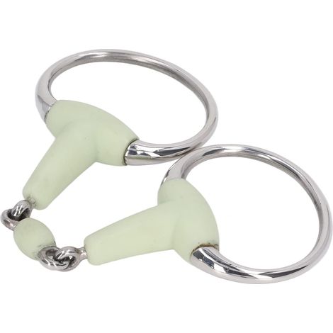 Mors De Filet De Cheval Mors De Bouche D'élevage De Jardin Rouleau De Filet De Cheval en Acier Inoxydable pour Bouche De Cheval De 125 Mm Jardins équestres Fermes D'élevage (1/5)