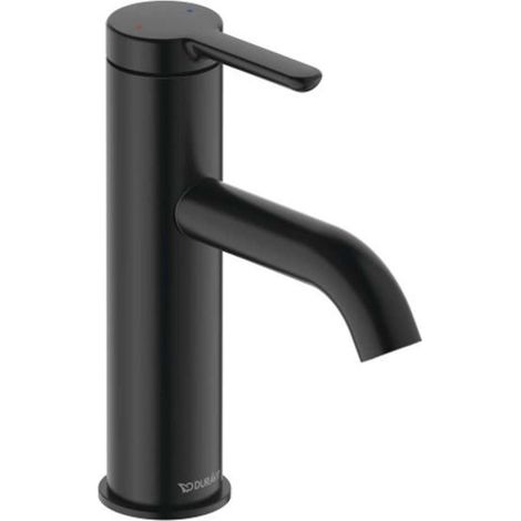 Duravit C.1 - Grifo de lavabo, negro mate C11020002046 (1/3)
