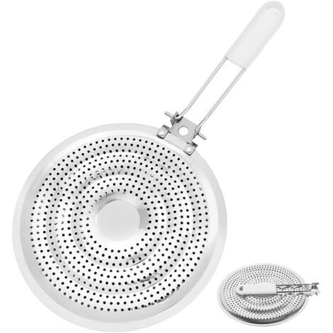 Bardusch-Diffuseur chaleur double épaisseur – 20,5 cm – acier inox – cuisinières électriques/gaz (1/5)