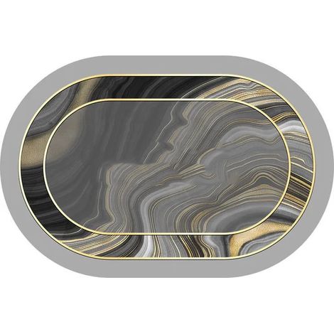 Tappetino da bagno super assorbente, tappeto per soggiorno, tappetino da cucina/bagno resistente all'olio, tappetino da bagno minimalista (50x80 cm) (1/3)