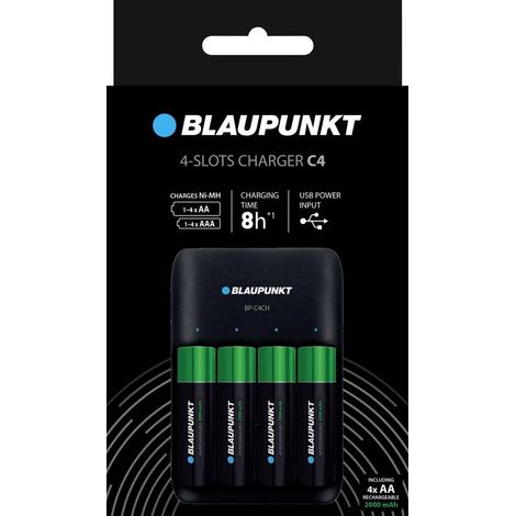 Blaupunkt Chargeur de piles rondes Y297613