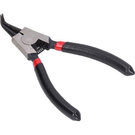 5-Zoll-Sprengringzange, gehärteter Kohlenstoffstahl, Gummigriffe, manuelles Reparaturwerkzeug für Gummibänder, robuste Outdoor-Zange. (1/5)