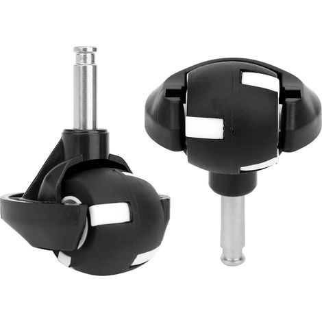 2 Pack Roue de Roulette de Remplacement pour l'assemblage de roulettes pour Deebot Aspirateur N79/N79S (1/5)