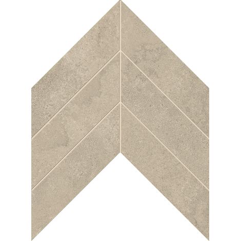 Mosaïque effet Pierre Calcaire Gris Galet Chevron Pointe de Hongrie 35,6x30,5x0,9 cm Mat Rocalta - Sol et mur intérieur (vendu par carton de 0,43432 m²) - RO'MA CARRELAGE