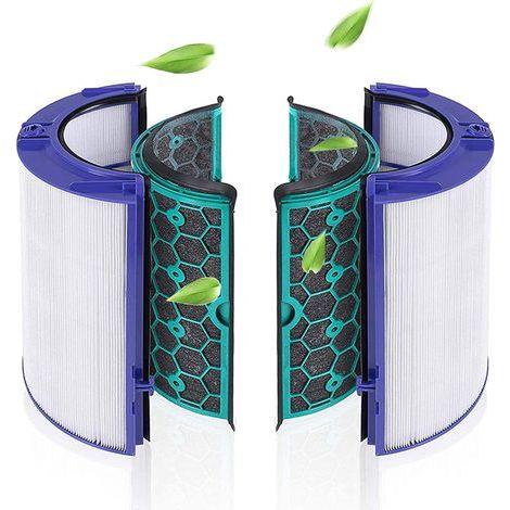 AIDUCHO Filtre Hepa De Rechange Compatible Avec Dyson Hp04 Tp04 Dp04 Tp05 Hp05 Pure Cool Purificateur D'air Ventilateur Et Filtre À Charbon Actif Interne À 360° (1/5)