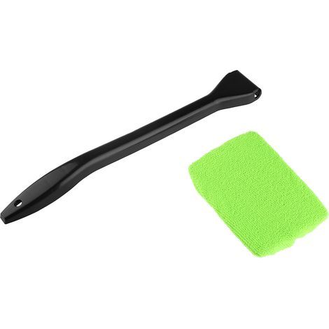 Brosse de Nettoyage pour Pare-brise Automobile - Outil de Désincrustation de Saleté et Poussière Facile à Utiliser - Bleu (1/5)