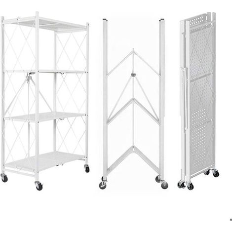 mueble estantería - SEVEN COMFORT - SEVEN COMFORT - plegable - acero anti-óxido - 4 ruedas (2 frenos) (1/5)