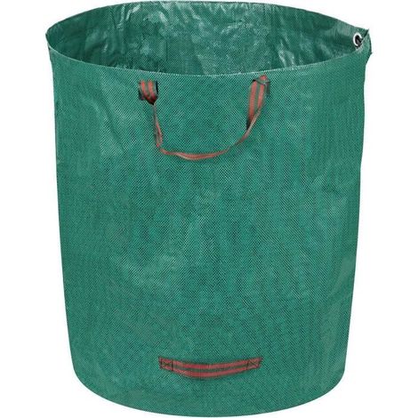 Sac Jardin Déchets Verts 272L, Freistehend, Robust, Wasserdicht mit 3 Griffen
