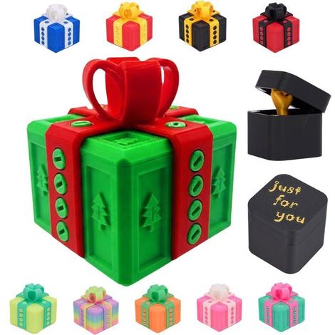 KLVGTIFS PU - Doigt D'Honneur Boite Surprise,Boîte Cadeau Imprimé 3D Really Annoying,Boîte cadeau ennuyeuse,Coffrets Surprise,Anniversaire (E) (1/5)