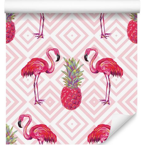 Papel pintado decorativo con estampado para salón y dormitorio, 50x1000 cm. (1/5)