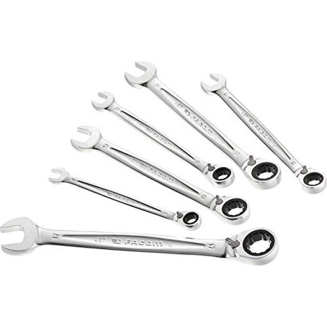 Facom 467B.JE6PB Set Chiavi Combinate Crichetto 6 Pezzi (1/3)