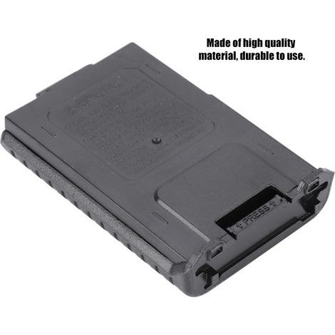 Schwarzes tragbares Akku-Etui für Baofeng UV5R, UV5RB, UV5RE, UV5RE Plus, UV5R+ (1/5)