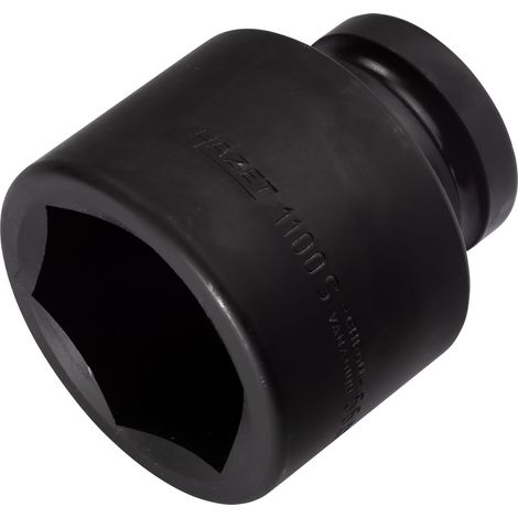 Hazet Schlag-Maschinenschrauber Steckschlüsseleinsatz 1100S-55, 1 (25 mm) Vierkant hohl, Außen Sechskant Profil, SW 55 mm (1/2)